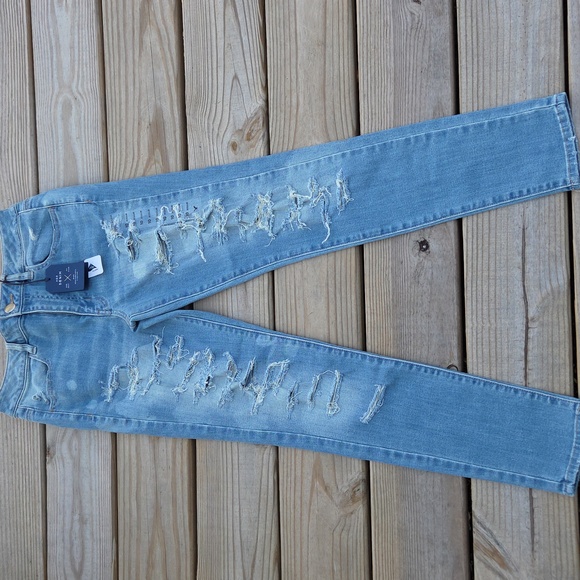 American Eagle AEO Denim High Rise Jegging Size 10 Regular - Picture 1 of 13